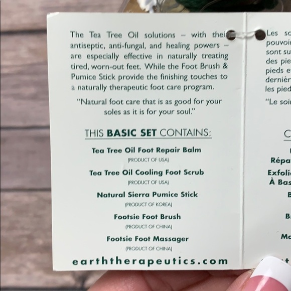 EARTH THERAPEUTICS Sole Food Foot Therapy Kit NWT - Picture 10 of 11